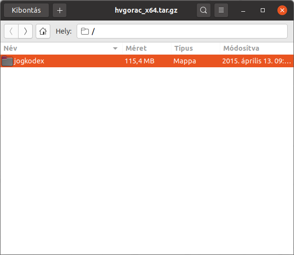 Archívumkezelő: jogkodex_x64.tar.gz
